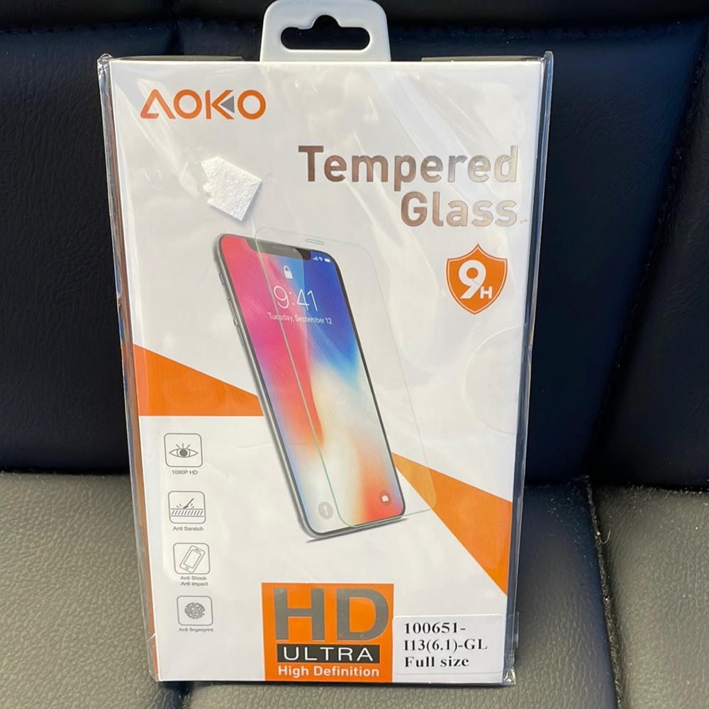 iPhone 13 tempered glass screen protector